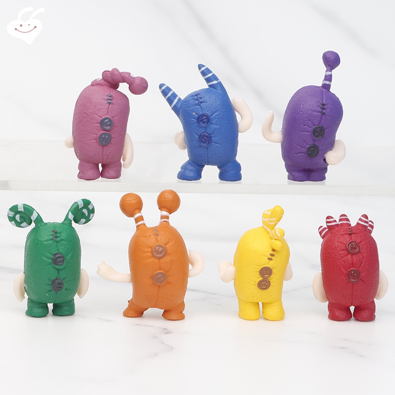 Set 7 Mô Hình Nhân Vật Oddbods Hoạt Hình Đáng Yêu