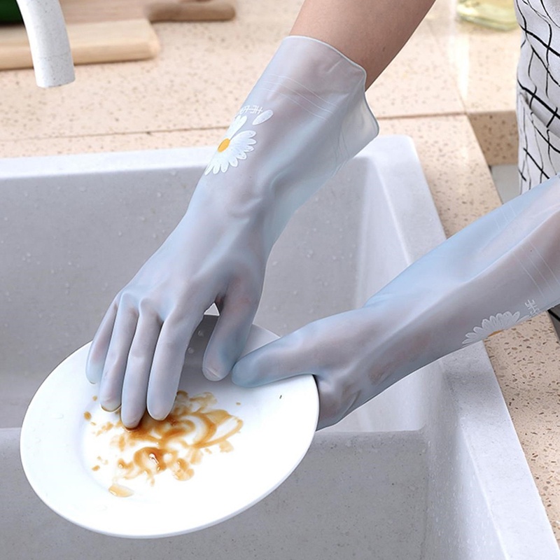 Găng tay cao su siêu dai hình hươu - Găng cao su rửa chén bát, giặt đồ, làm vườn, dọn dẹp nhà cửa, làm vệ sinh (GTH01)