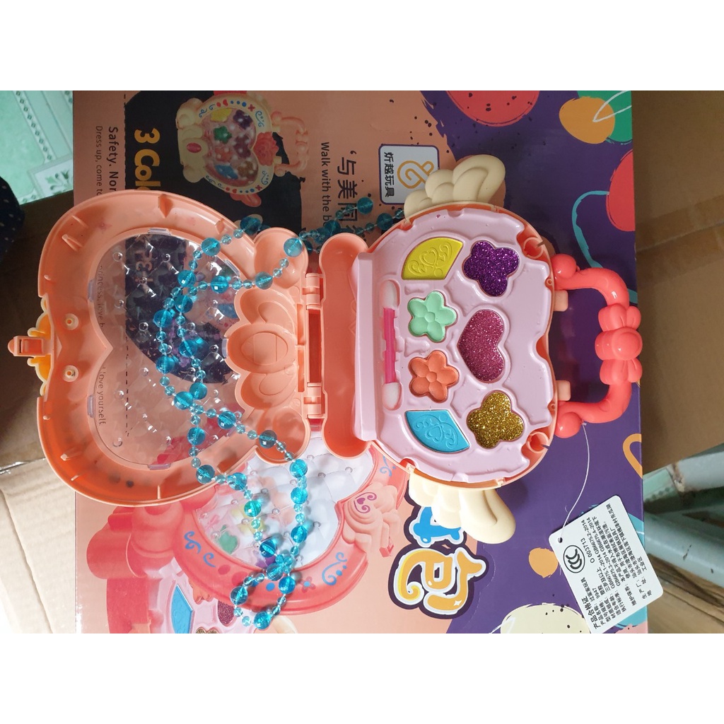Đồ chơi túi xách trang điểm cánh thiên thần / con cua có dây đeo cho bé đáng yêu