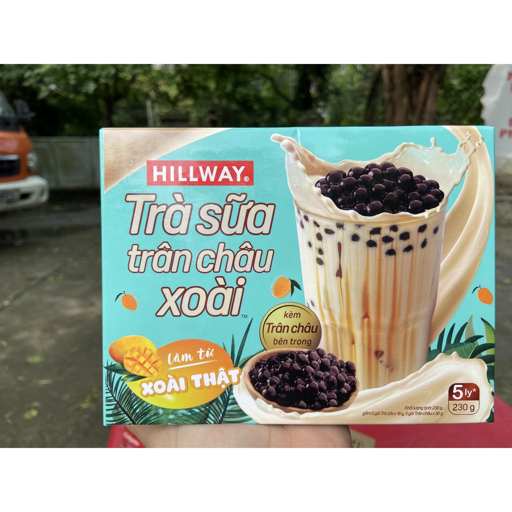 Trà sữa trân châu Hoàng Gia HILLWAY 416g (5 gói Trà sữa + 5 gói Trân châu) | BigBuy360 - bigbuy360.vn