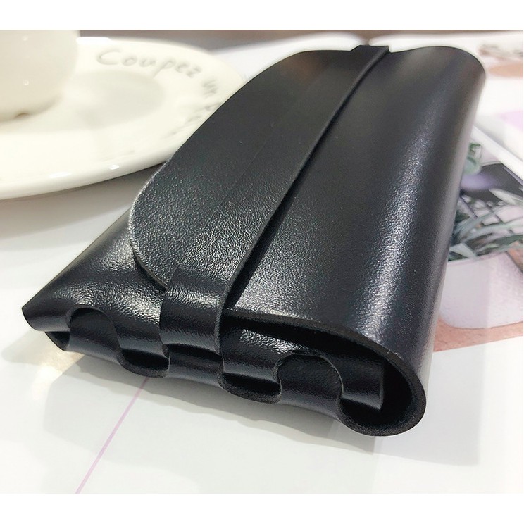 Túi da PVC đựng kính mắt thời trang