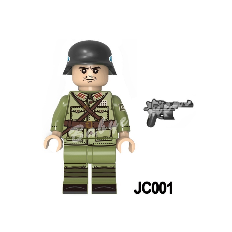 quân đội Mô Hình Đồ Chơi Nhân Vật Quân Đội Volunteer 16 Loại Sáng tạo lắp ráp Mô hình Đồ chơi Quà tặng