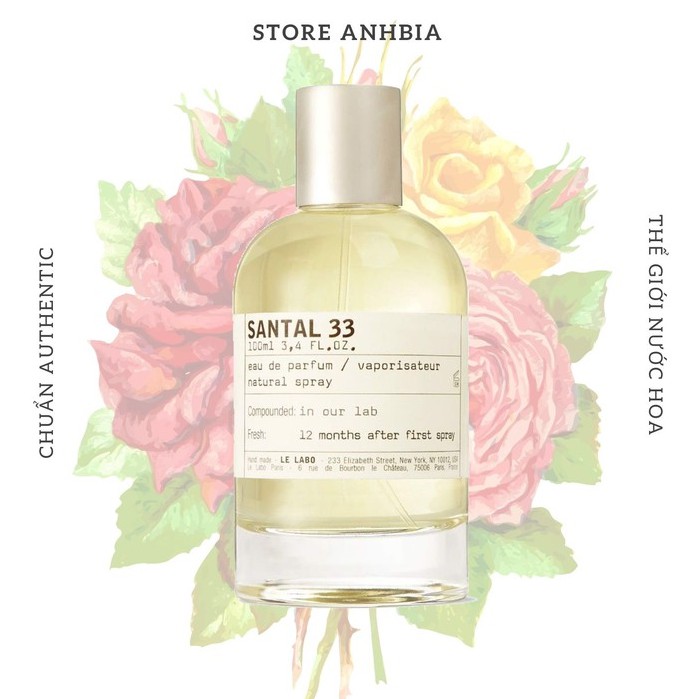 Nước hoa chính hãng Santal 33 10ml