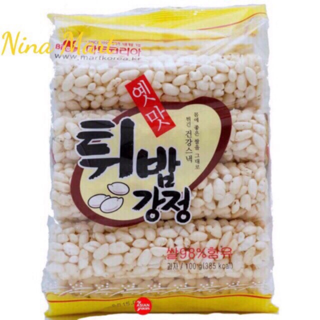 Bỏng cốm gạo Hàn Quốc 100g