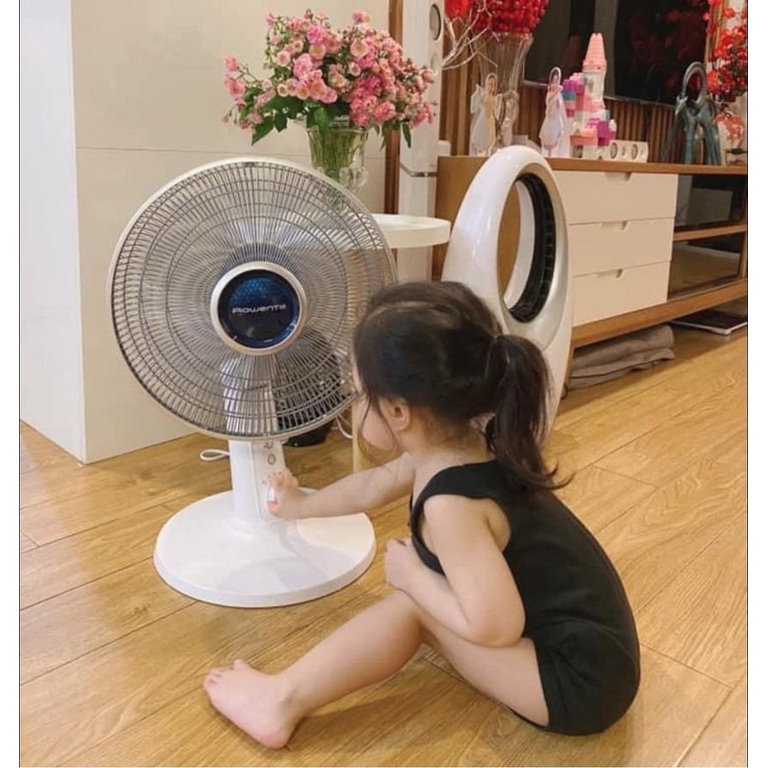 Quạt Bàn Rowenta VU2730 Turbo Silence Fan Extreme model mới nhất - siêu mát, siêu êm [Hàng Đức]