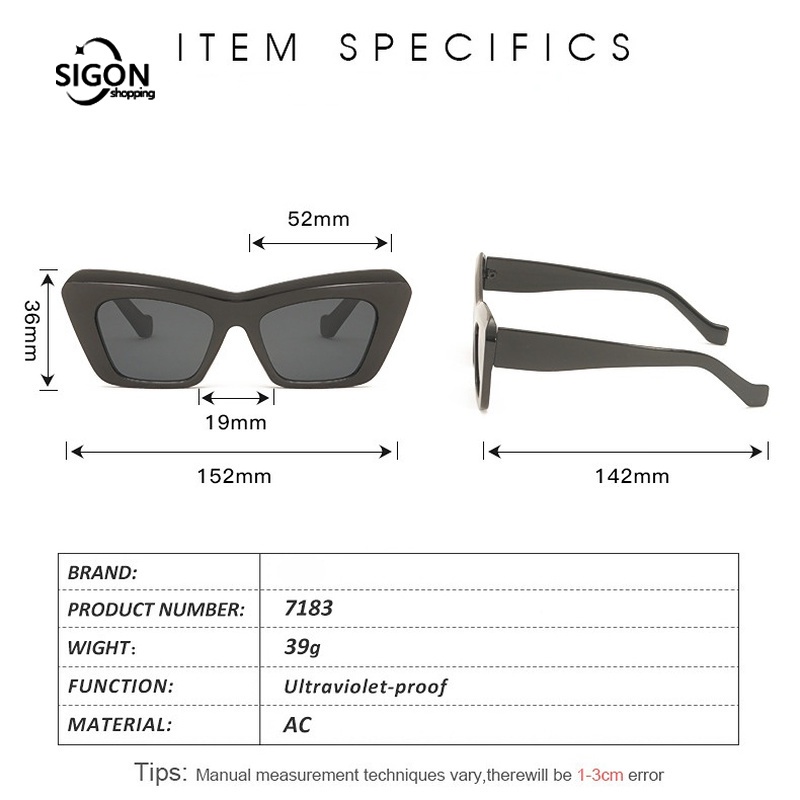 Kính Mát Gọng Vuông Chống Tia UV Thời Trang Cho Nam Nữ