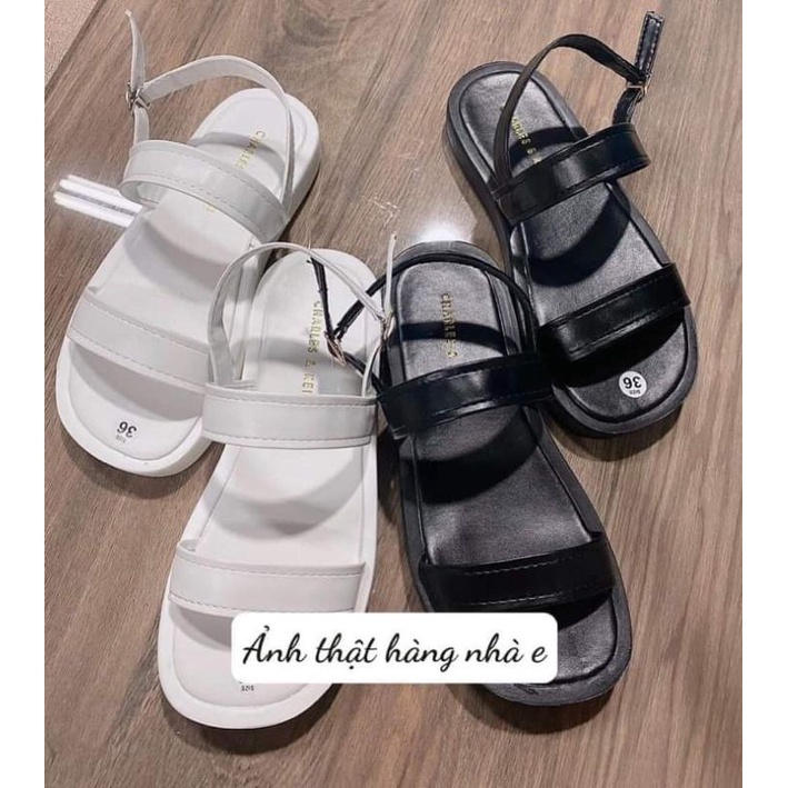 SANDAL TRƠN 2 MÀU MẪU MỚI SIÊU HOT