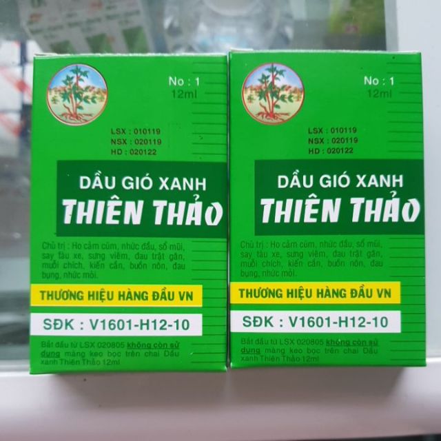 Dầu Gió Xanh Thiên Thảo (12ml)