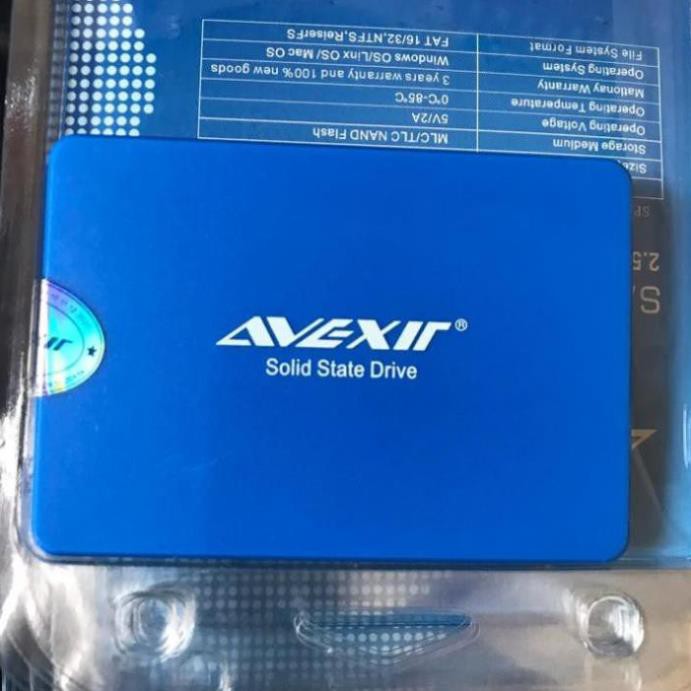 Ổ Cứng Ssd Avexir, Ổ Cứng Di Dộng Ssd 128gb Sata3 2.5 Made in Vn Bảo Hành 36 Tháng