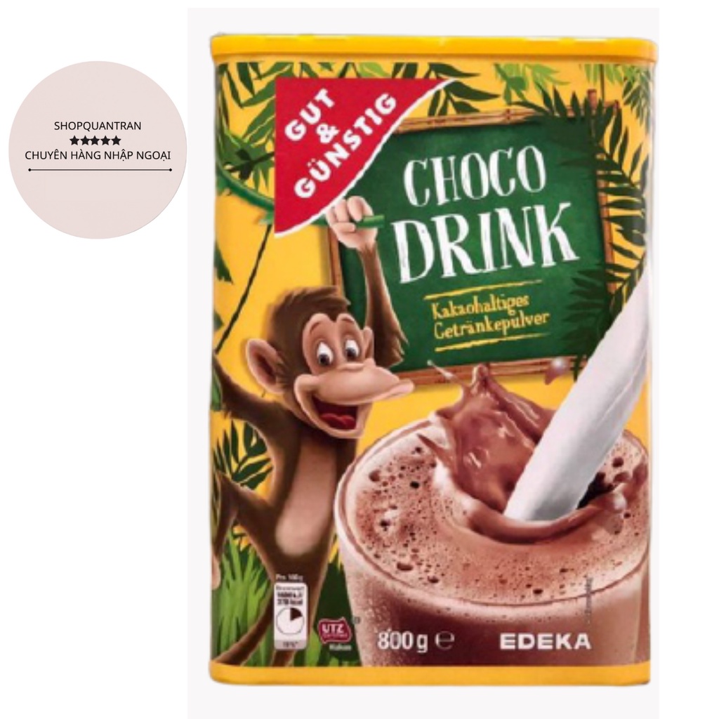 Cacao CHOCODRINK của Đức hộp 800g (Date Mới) Chính Hãng Giá Tốt