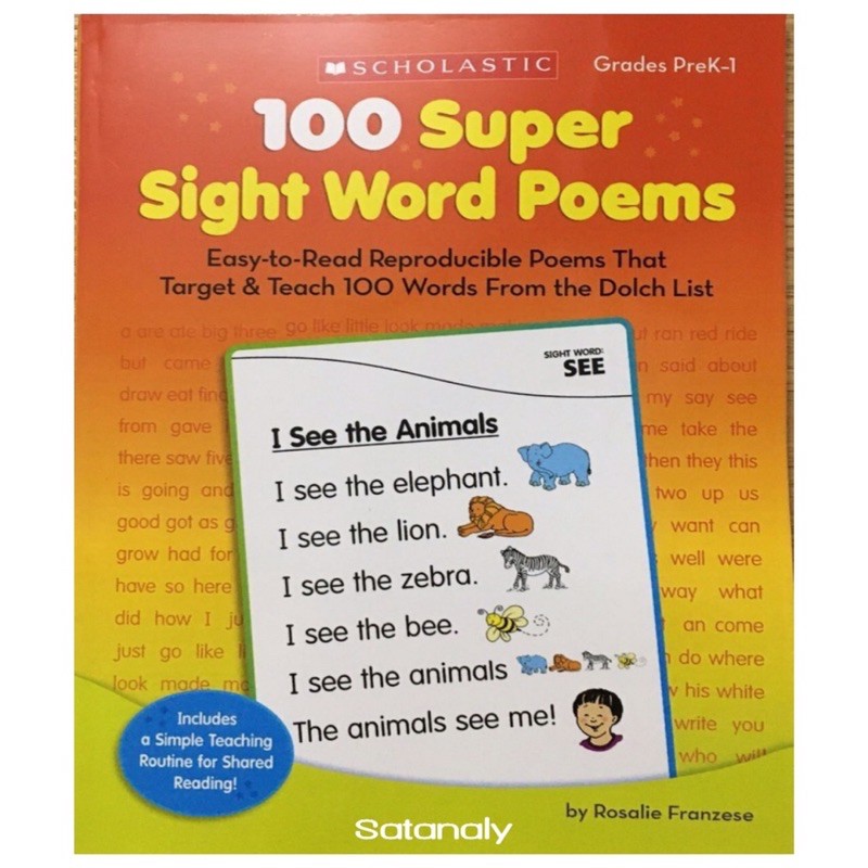 Sight word - combo 4 cuốn (gửi file nghe khi nhận được tài liệu)