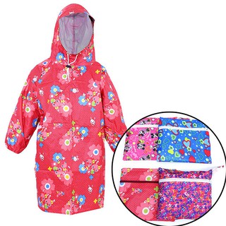 Áo Mưa Bít Vải Dù Số 9 ( 8-9 tuổi )Không Xẻ Tà Cho Bé