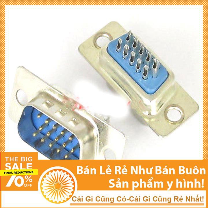 Đầu Cắm VGA DB15 Đực Thẳng Giá Rẻ