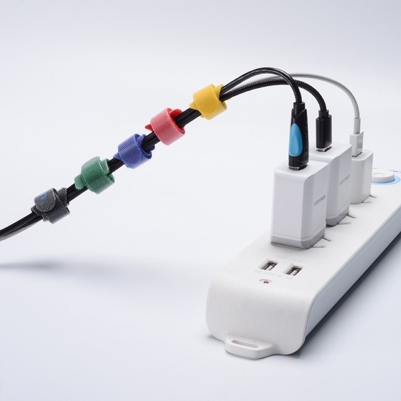 1 Kẹp Cố Định Dây Cáp / Dây Cáp Máy Tính Bằng Nilon Tiện Dụng