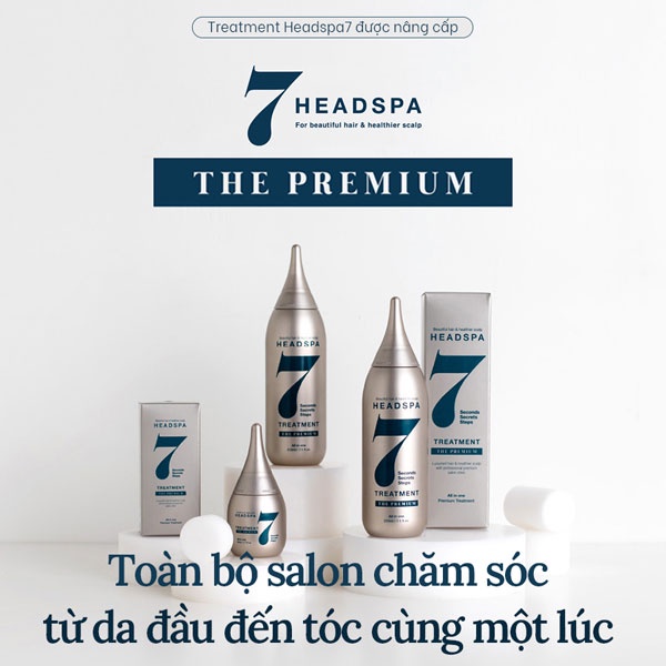 Dầu hấp tóc chuyên sâu HEADSPA7 Treatment The Premium 210ml