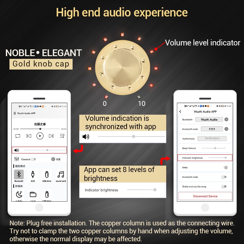 Mô Đun Khuếch Đại Âm Thanh Bluetooth TPA3118 30W+30W ZK-F302