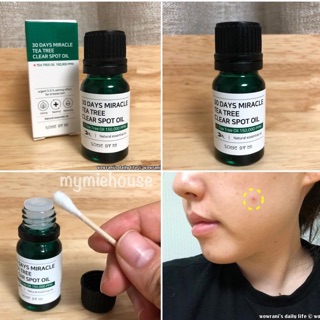 Tinh dầu tràm trà chấm mụn Tea Tree Clear Spot Oil Some by Mi