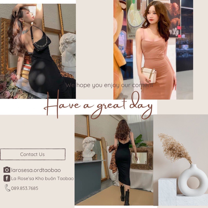 Đầm Body 2 Dây Hở Lưng, Đầm Body 2S Xoắn Hở Lưng