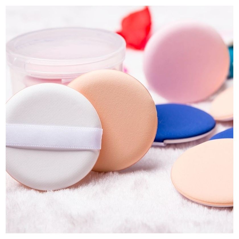 (Hàng Mới Về) Set 5 Mút Trang Điểm Hình Tròn Không Chứa Latex Tiện Dụng | BigBuy360 - bigbuy360.vn