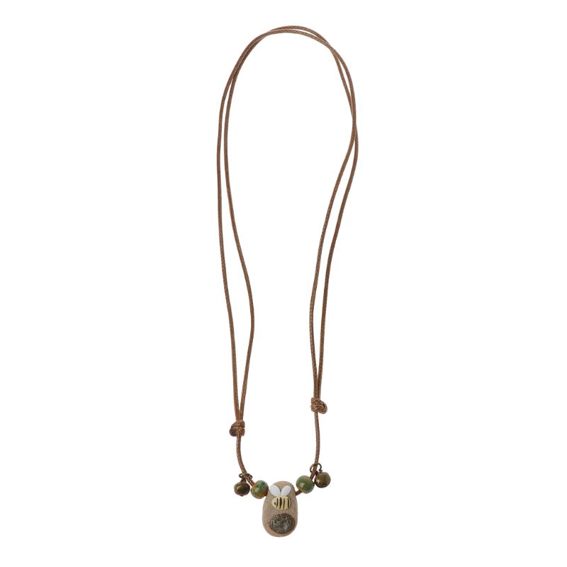 Mặt trang sức hình ong mật bằng đá thiên nhiên độc lạ sành điệu