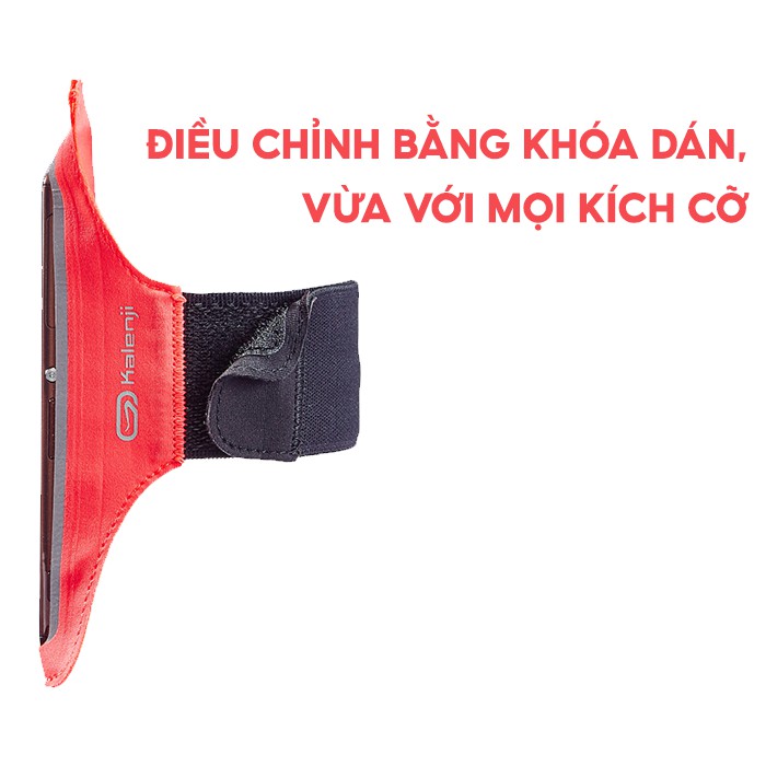 [Mã MABRHV155 giảm 15% đơn 250K] Bao Điện Thoại Đeo Tay Chạy Bộ KALENJI Cỡ 9x15,9cm Màu Hồng