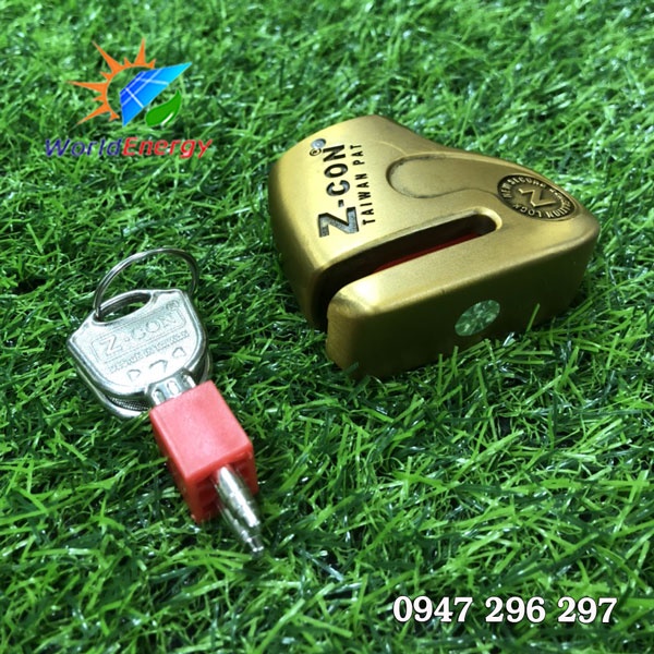 Ổ khóa thắng đĩa xe máy Zcon