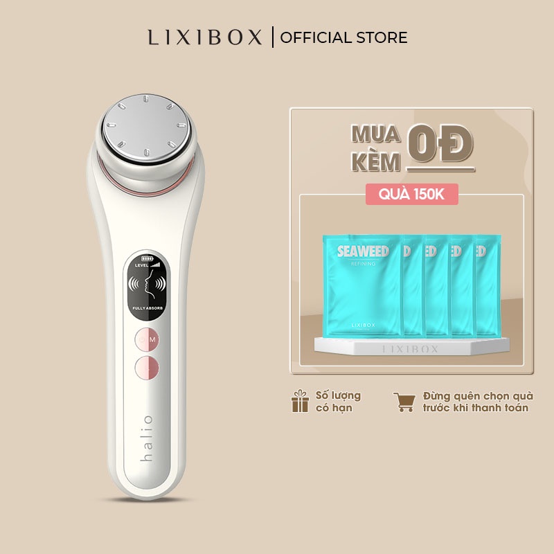 Máy Đẩy Tinh Chất Dưỡng Trắng Nóng Lạnh Halio Ion Hot & Cool Beauty Device