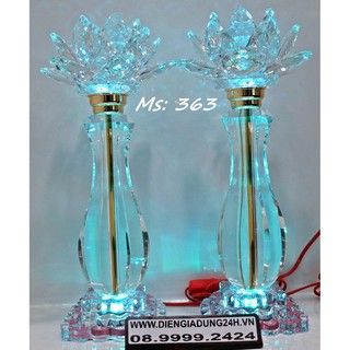 ĐÈN THỜ PHA LÊ CAO CẤP 363 (37cm) 1 CẶP