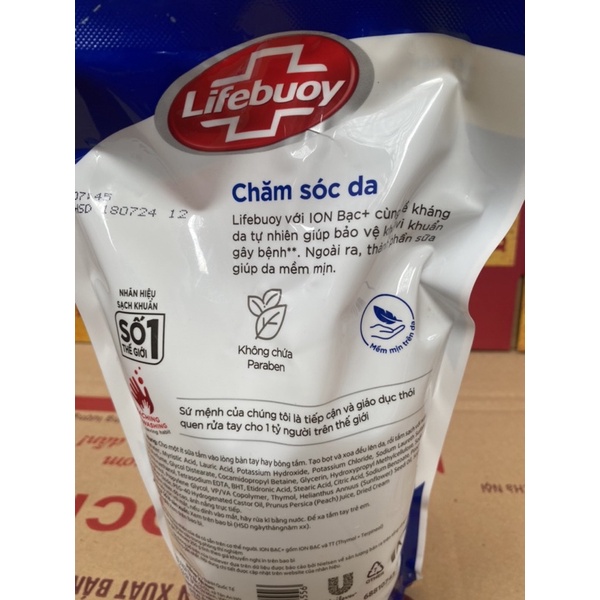 Túi Sữa Tắm Lifebuoy Chăm Sóc Da 800g