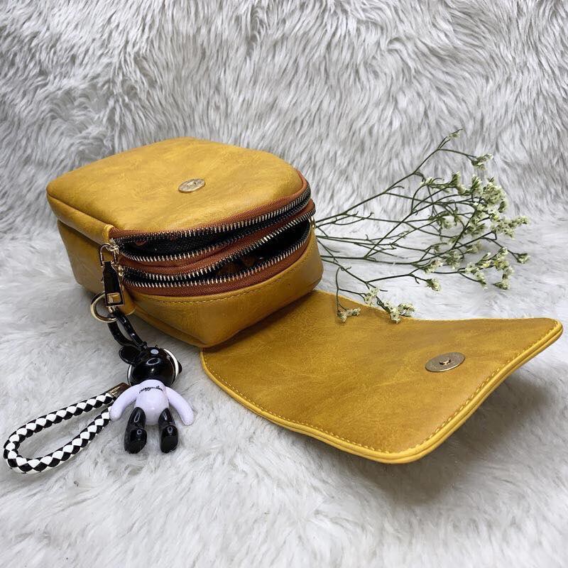 [Mã FAMAYWA2 giảm 10k đơn từ 50k] Túi Đeo Chéo Nữ Đựng Điện Thoại Tiện Dụng Thời Trang D1181 ( Tặng Móc Khóa Gấu) | BigBuy360 - bigbuy360.vn