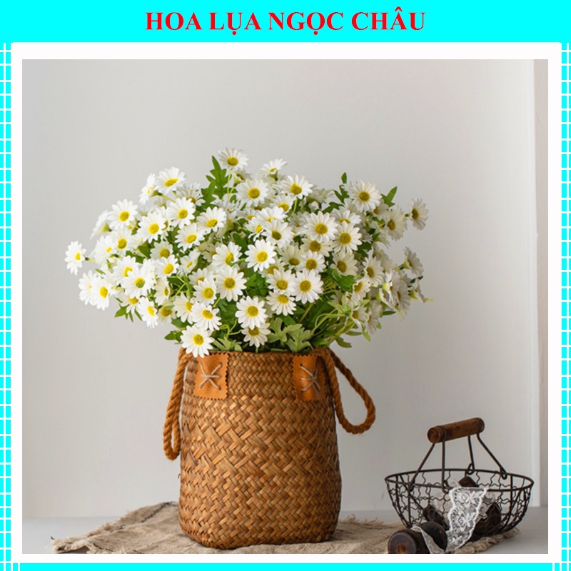Hoa giả - Hoa cúc họa mi 60cm trang trí nội thất, cửa tiệm, phụ kiện cho các studio chụp ảnh đẹp, bền, xinh xắn