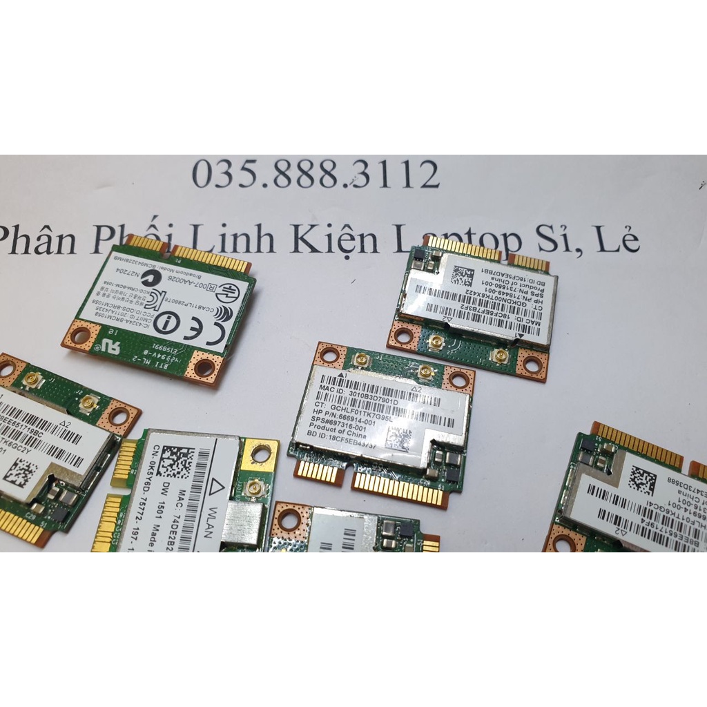 Cạc Wifi Broadcom BCM943228HMB | Bluetooth 4.0 Không dây tốc độ 300M 731550-001