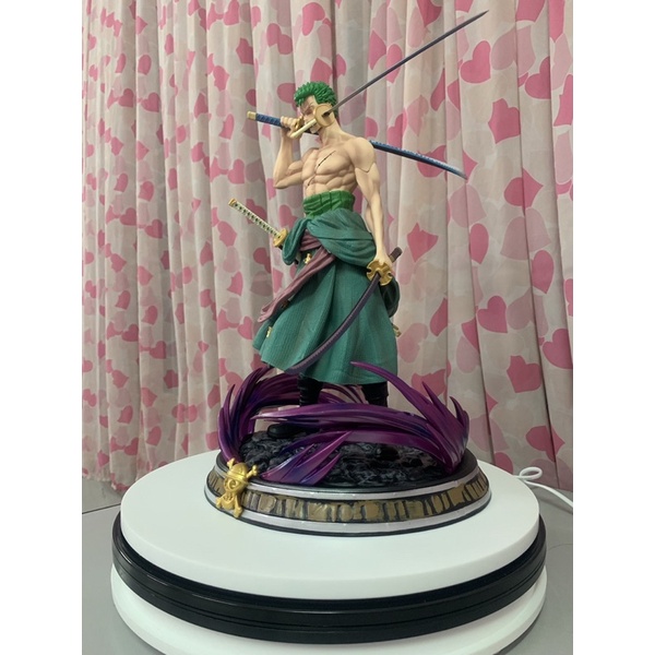 Mô hình Zoro có đế siêu to và 2 đầu thay đổi cao 38cm - Mô hình One Piece