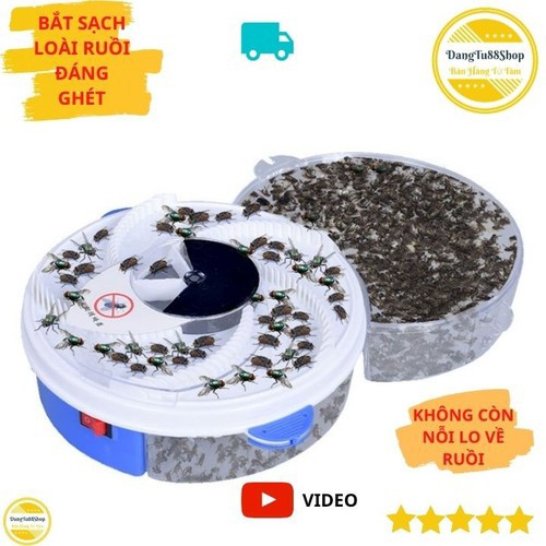 Máy diệt ruồi  Freeship  cách đuổi ruồi tự động, Máy bắt ruồi thông minh