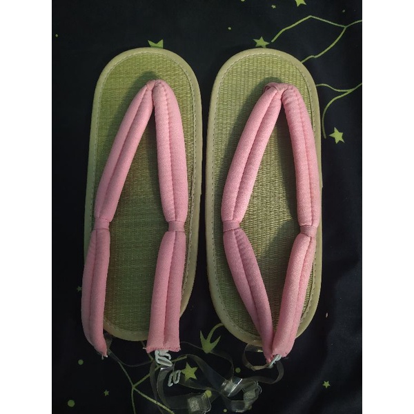 Dép Cói Geta Cosplay Luyến Trụ Kanroji Mitsuri Nezuko Kimetsu no Yaiba