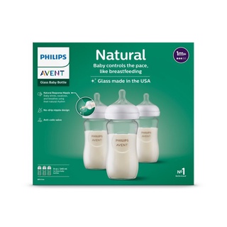 Bình sữa thủy tinh Avent Natural 240ml