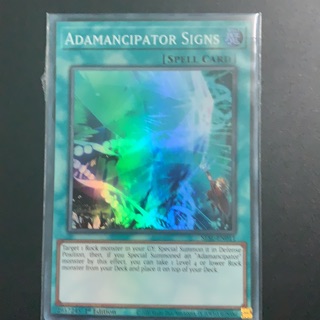 Bài yugioh: adamancipator signs