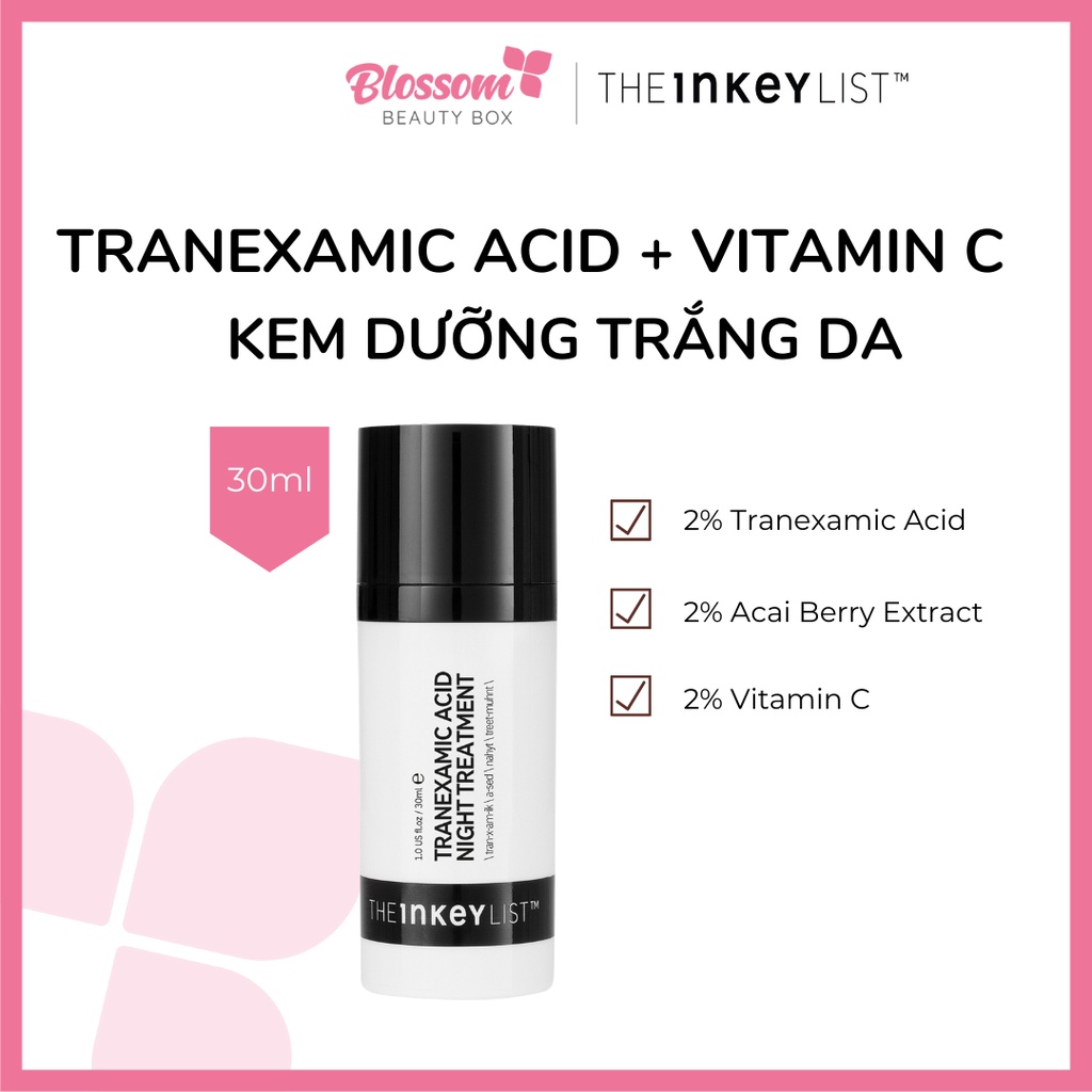 Kem dưỡng trắng da Tranexamic Acid + Vitamin C THE INKEY LIST