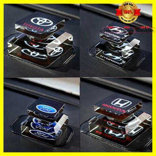 (bán sỉ) Nước hoa pha lê cao cấp đặt taplo xe hơi, ô tô logo hãng xe Toyota, Mazda, Ford, Kia, Hyundai, Honda