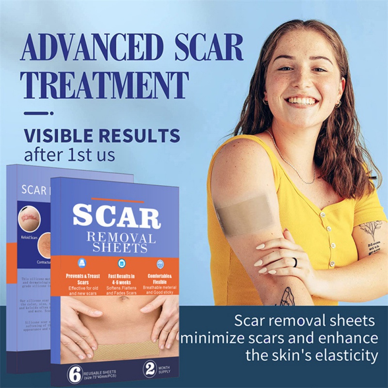 Hộp 6 Miếng Dán Sẹo Phẫu Thuật Kiểu Mới Tiện Dụng