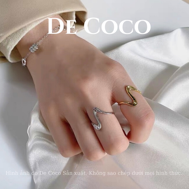 Nhẫn bạc nữ Heartbeat decoco.accessories