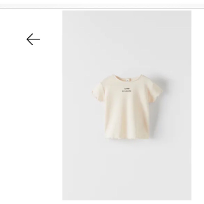 áo phông bé gái zara auth size 9-12m