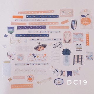DIE CUT TRANG TRÍ SCRAPBOOK, BULLET JOURNAL - TWILIGHT COLLECTION