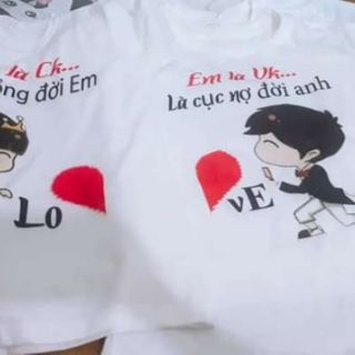 áo đôi vợ chồng ( ảnh thật bên phải )