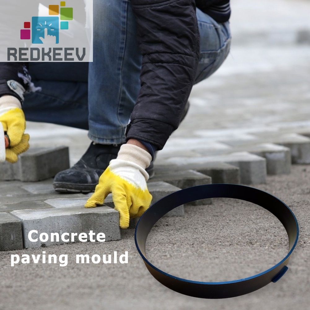 Khuôn làm gạch lót đường đi hình tròn tiện dụng cho sân vườn DIY