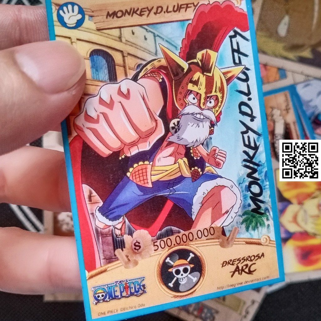 1459-R Thẻ Anime One Piece loại truy nã (CAM KẾT KHÔNG TRÙNG) tặng 1 lá đặt biệt khi mua 20 lá
