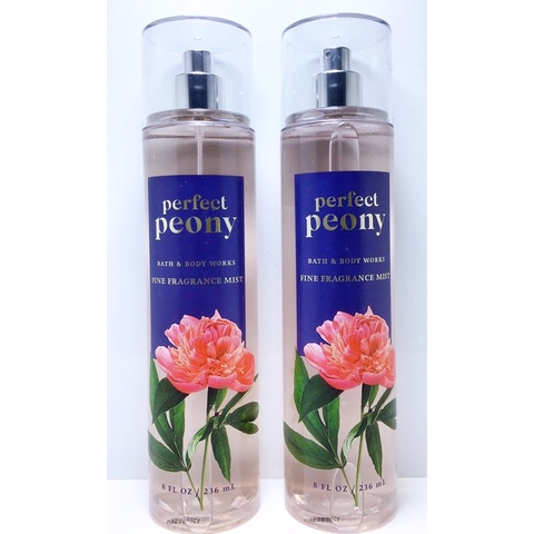 PERFECT PEONY- Bộ chăm sóc toàn thân xịt thơm sữa tắm dưỡng thể bodymist Bath & Body Works 236ml & 33ml