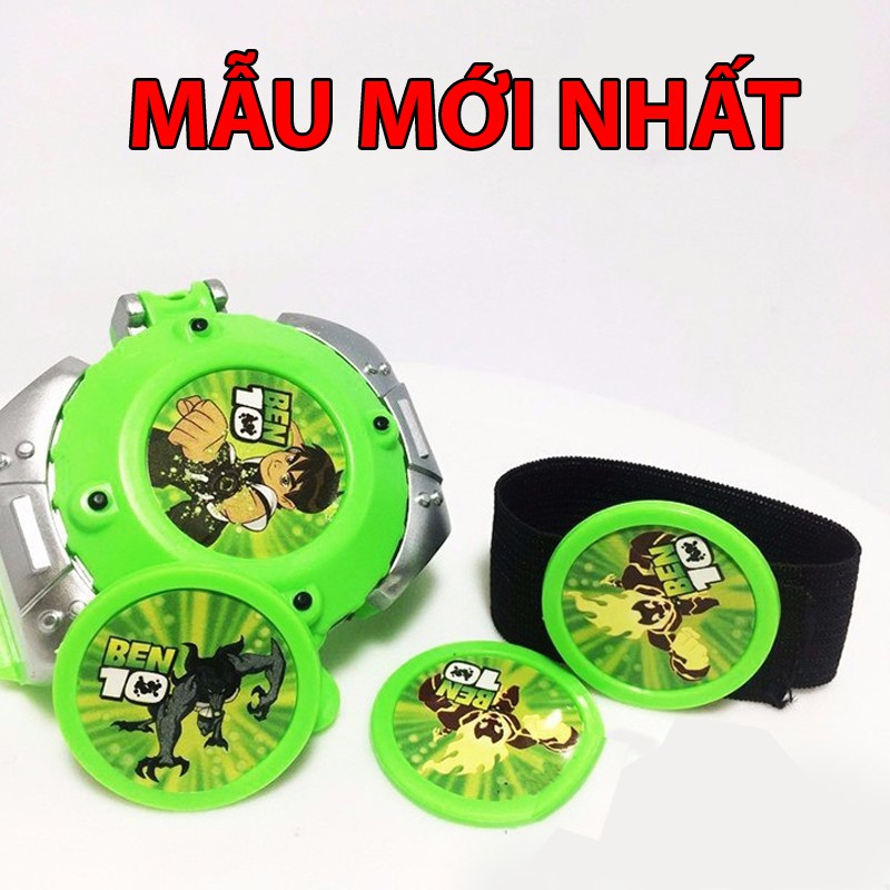 Đồ Chơi Đồng Hồ Ben 10 Cho Bé, Chiếu Sáng 24 Nhân Vật, Chất Liệu Nhựa ABS An Toàn Tuyệt Đối Cho Bé Sử Dụng