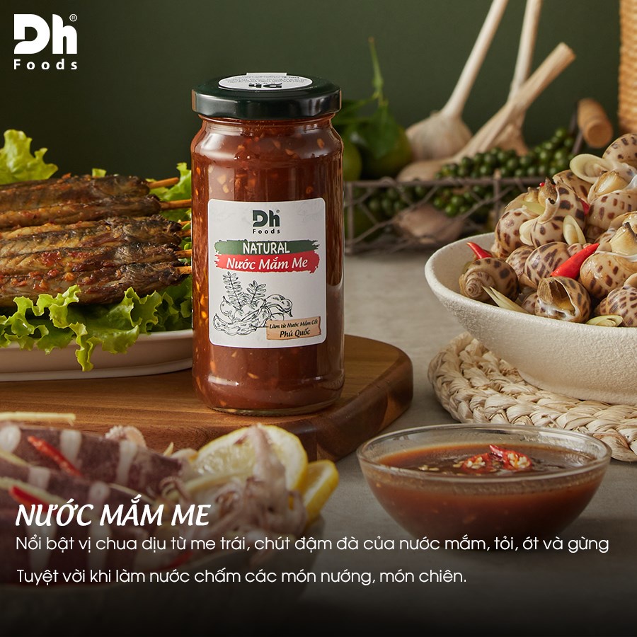 Nước mắm me Natural Dh Foods nước chấm, nêm tự nhiên 200ml