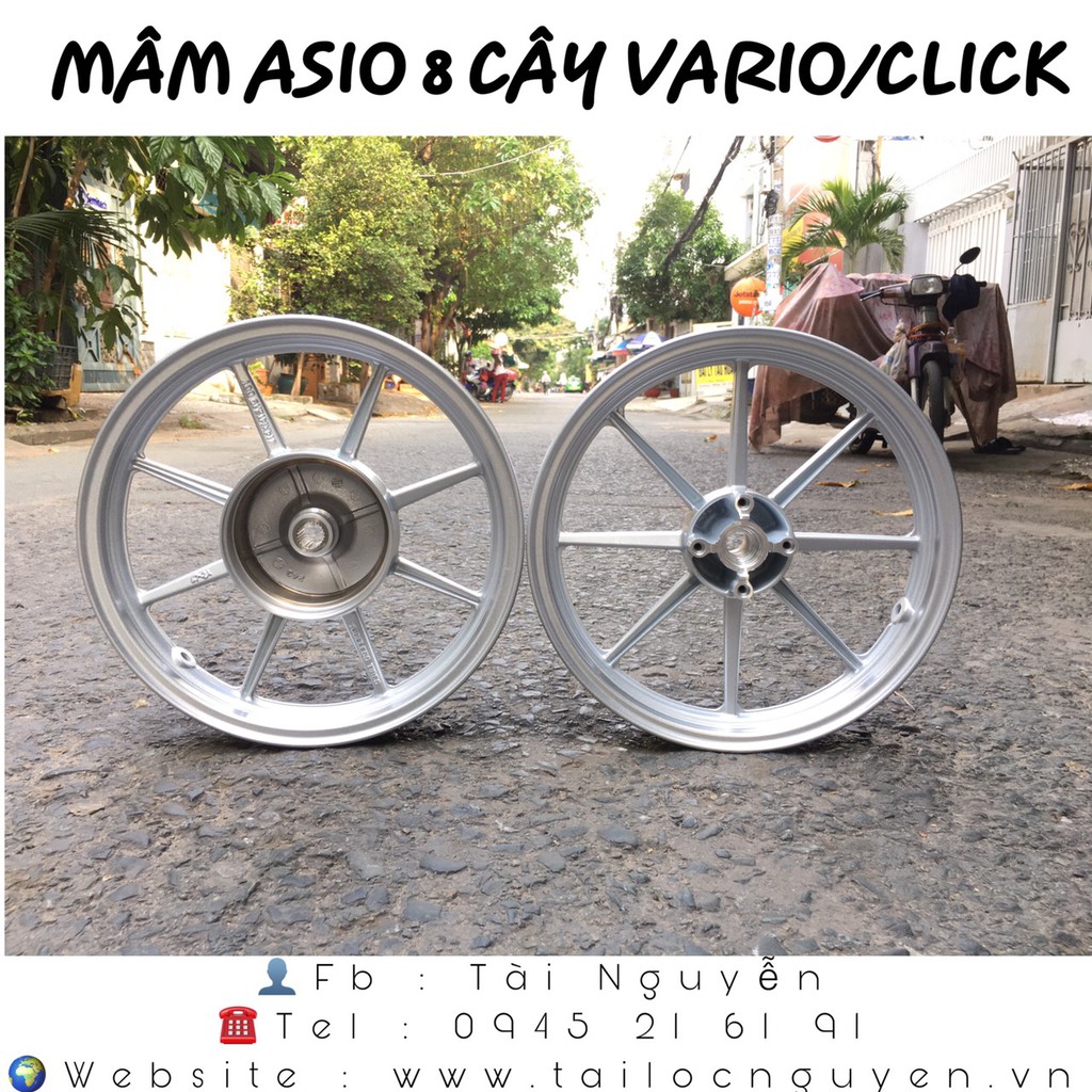 MÂM ASIO 8 CÂY DÀNH CHO VARIO/CLICK BẢN 1.85-2.15